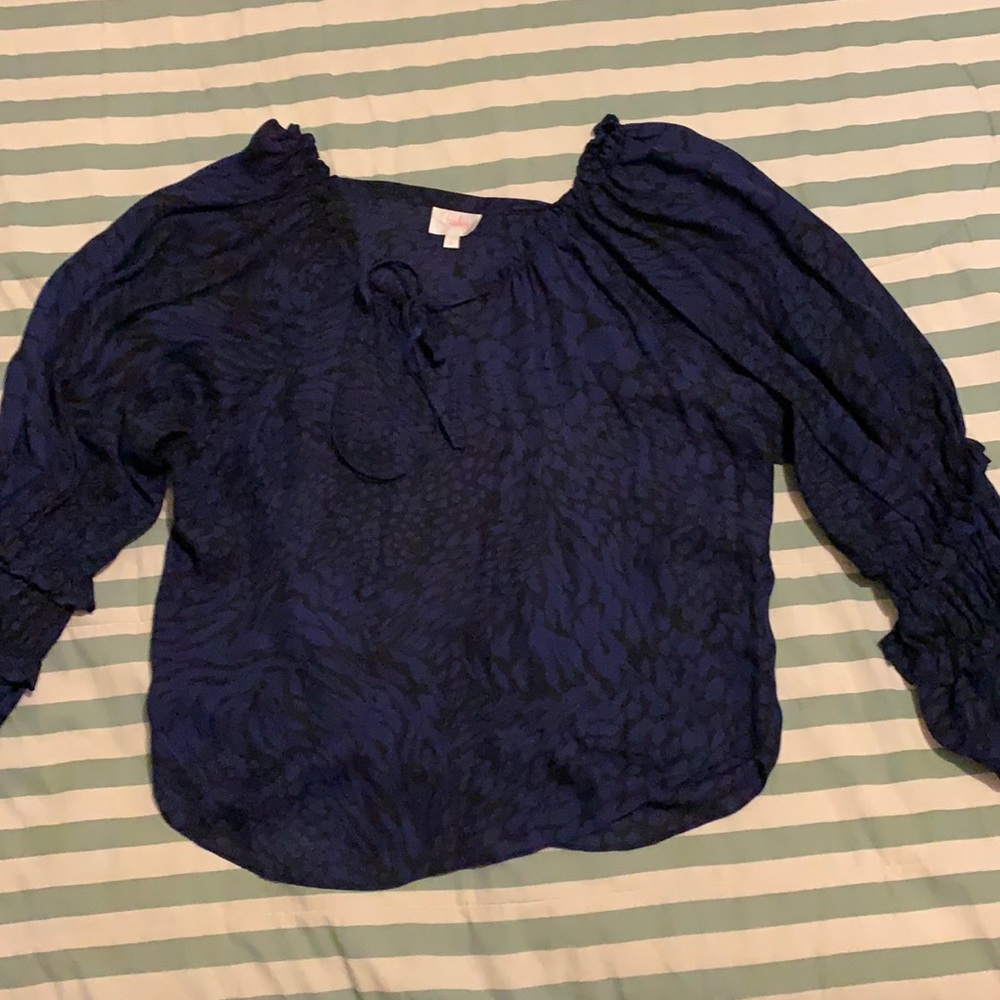 Parker designer silk blouse